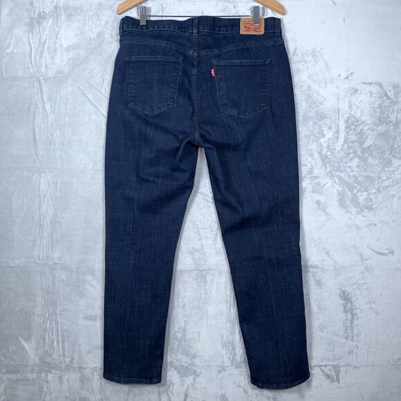 Levi's Jeans Women's 14 Blue Denim Stretch 5-Pocket Classic Straight Leg Zip Fly - Picture 2 of 13